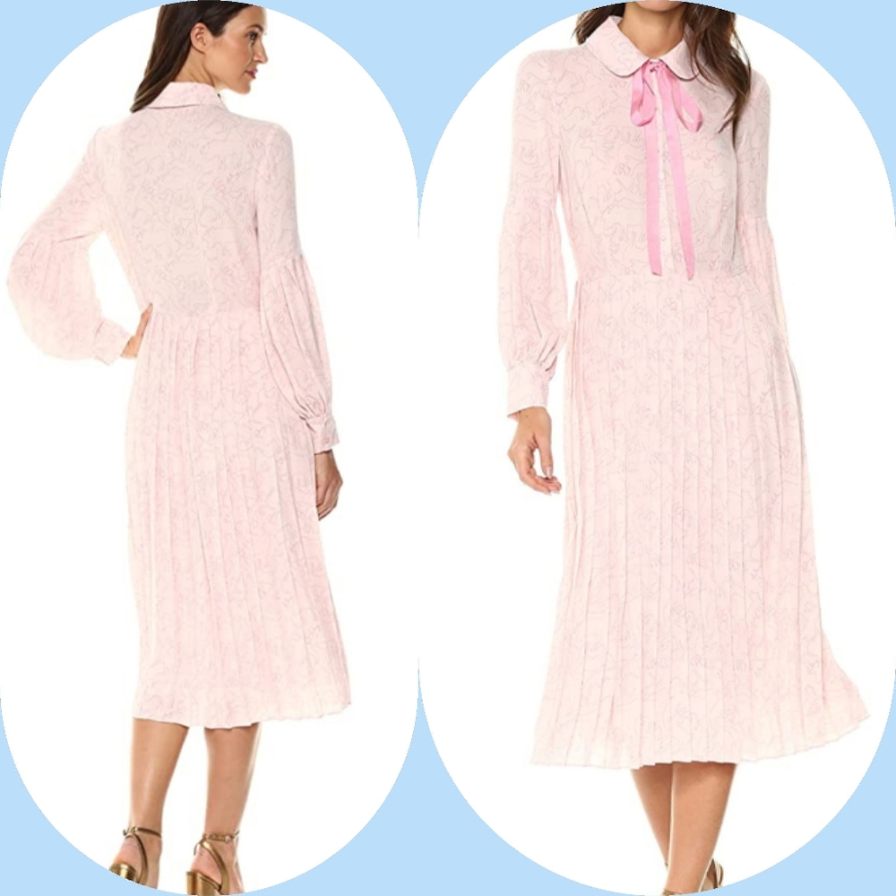 Dear Drew sz 8 The Cubist Pleated Dress